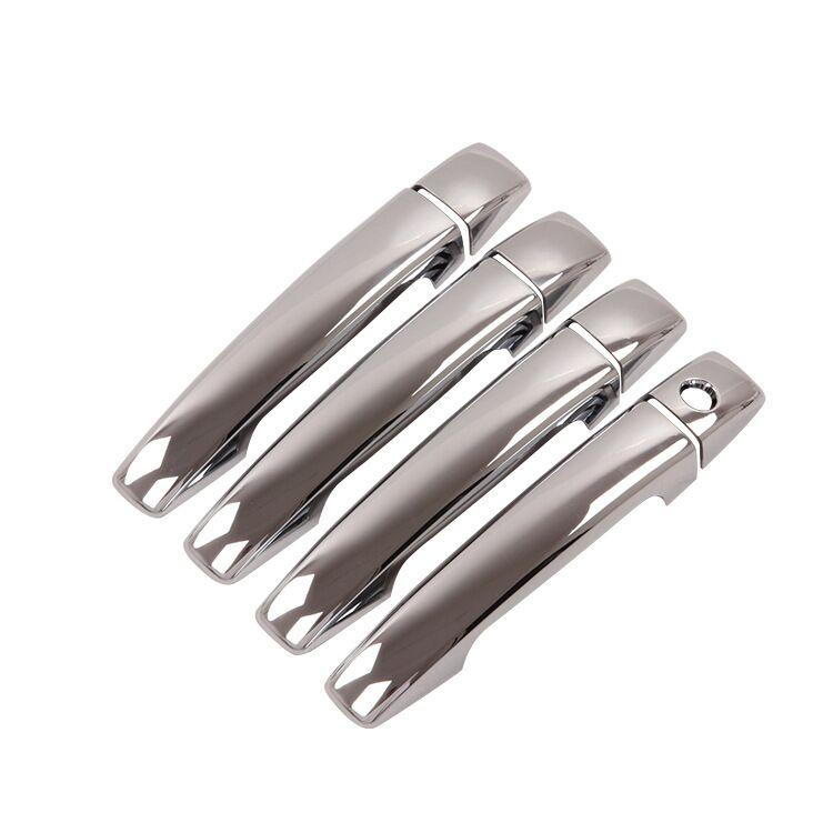 For Subaru WRX WRX STI 2015 2016 2017 2018 Chrome Car Door Handle Cover Pad Sticker Overlay Styling