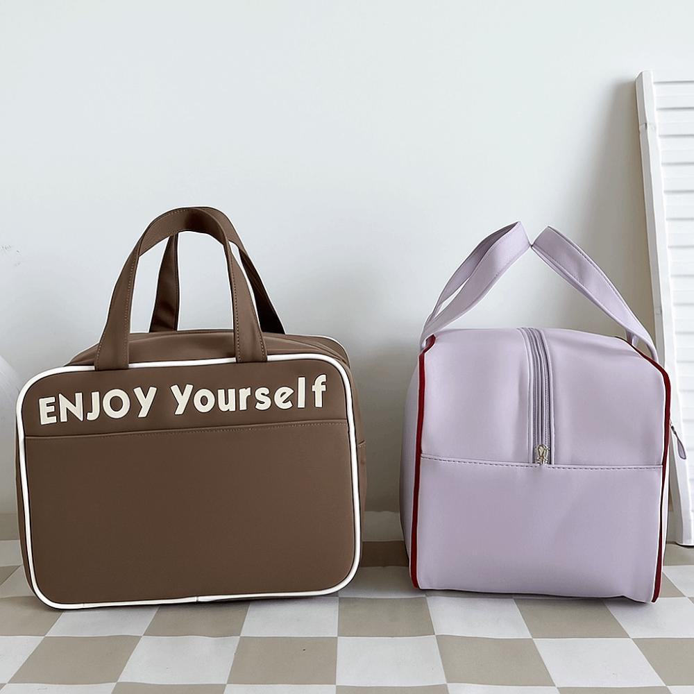 Nylon Student Lunch Bag Large Capacity Lunch Box Bag Simple Insulated Bag  Pouch