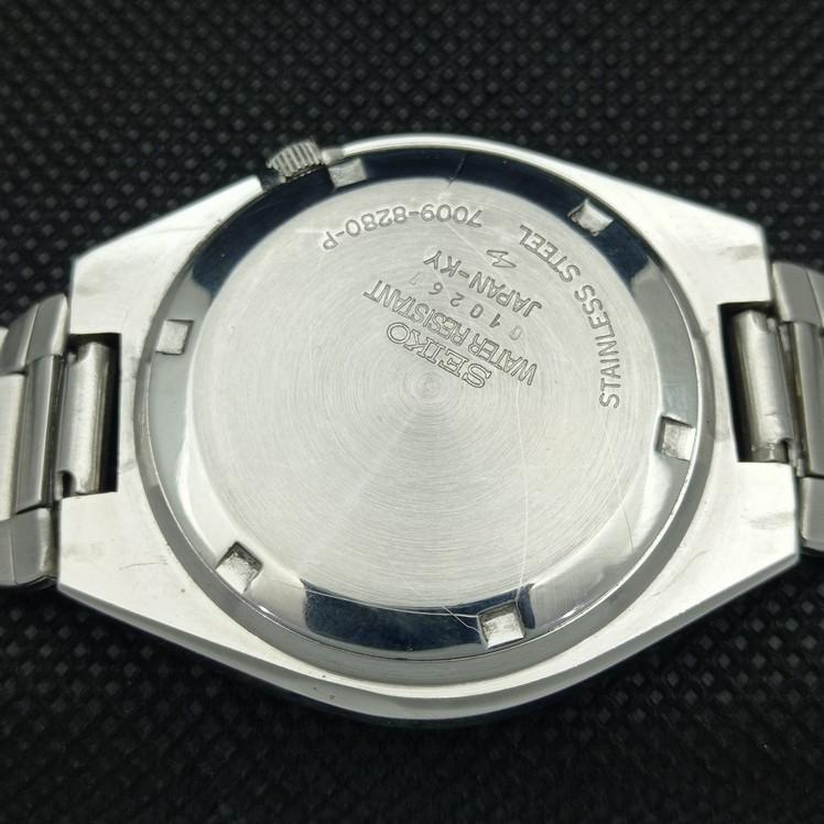 MONTRE VINTAGE SEIKO 5 AUTOMATIQUE 7009A JAPON POUR HOMMES CADRAN ORIGINAL a415772-2 SKU621d-a415772