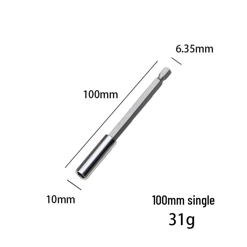 1/4" magnetischer elektrischer Schraubendreher-Bit-Adapter - 6,35mm Schnellwechsel-Verlängerungsstange für Bohrmaschine.