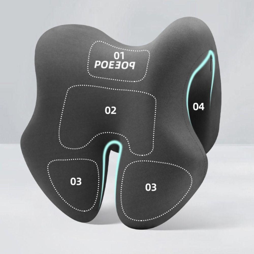 Memory Foam Office Chair Headrest Breathable Head Rest Support Pillows  Body Massage