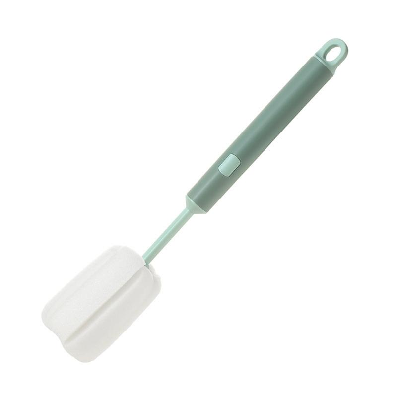 Detachable Sponge Cleaning Brush Long Handle Design Safely Removes Stubborn Stains From Cups Baby Bottles Kitchenware