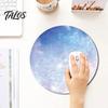 1/5Pcs Lua Planeta Folhas Redonda Antiderrapante Mesa Gaming Mouse Pad Tapete Mousepad