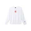Jordan Brooklyn Fleece Casual Soft Crew Neck Pullover Long Sleeve Sweatshirt Women Tops White HV9371100