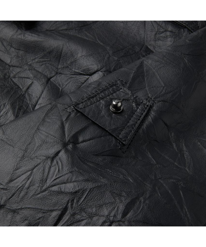 Series Cracked Blouson Leather Jumper Sauds26201Bkx