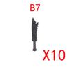 MOC Building Blocks Weapon Toy Accessories Medieval Soldier Knight Figure Ten Spear Crossbow Axe Sword Mini Brick Gift S001 DIY