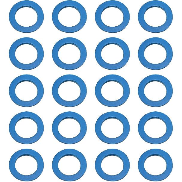 20 Pcs Lower Unit Drain Plug Seal Gasket, 3/8-16 Gearcase Lube Oil Drain Screw Washer Replacement for Mercury Outboard Evinude Mercruiser Outdrive