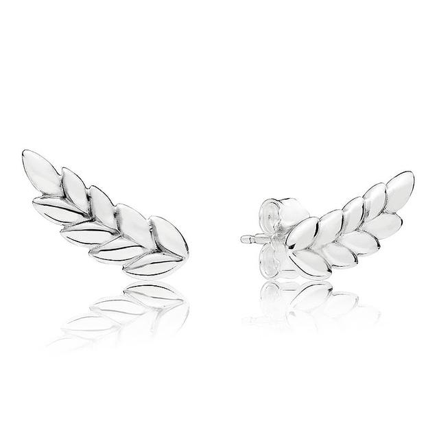 925 Sterling Silver Crystalized Snowflake Poetic Blooms Interlocking Circle Round Circle Earring For Women Gift Fashion Jewelry