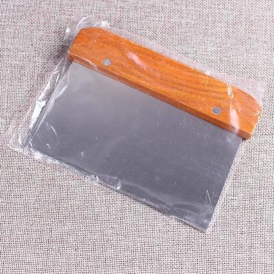 Bake Scraper Trapezoidal Cream Cake Dough Knife Scraper Household Cooking Space Baking Tool Big Cutting Knife Stainless Steel
