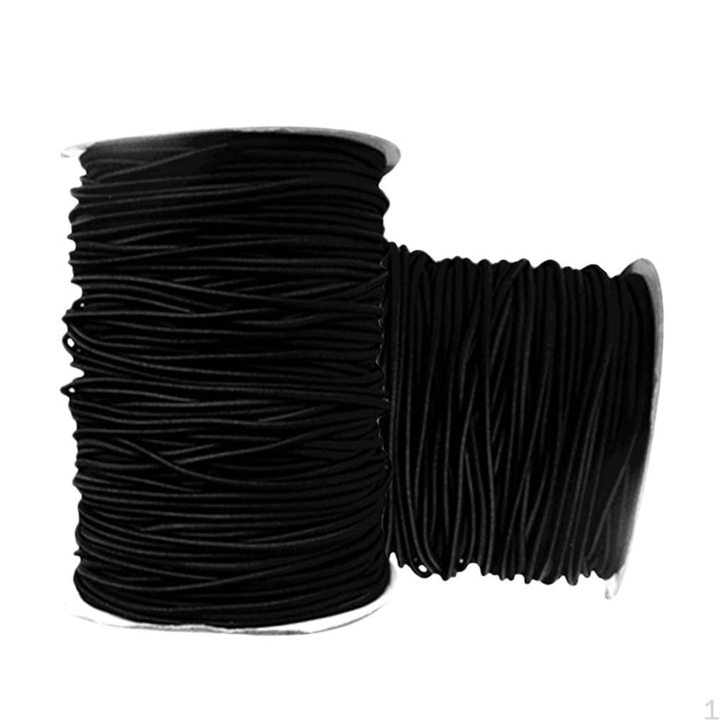 2pcs 8mm Elastic Rope Shock Cord Tie For Boats Trailers 10m