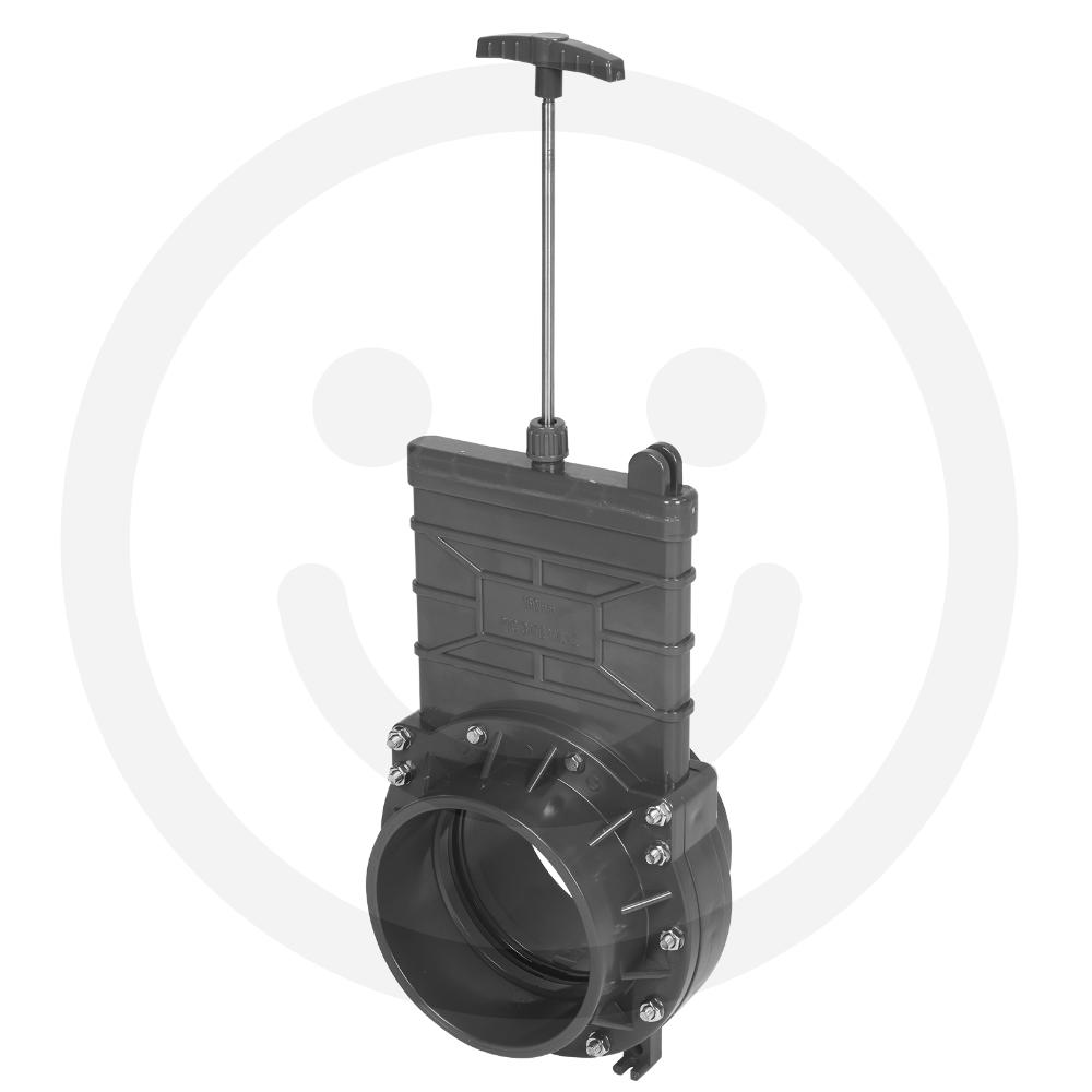 

6 Inch Sliding Gate Valve Socket X Socket Connection Unibody Valve for Pipe Flow Regulation United States