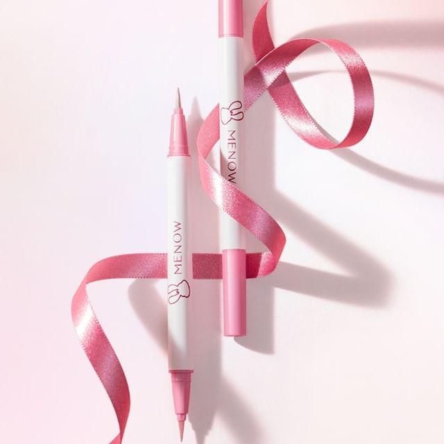 MENOW - Dreamy Dual-Head Shimmer Liquid Eyeliner Pen #02 Grape Smoothie (400mg x 2)
