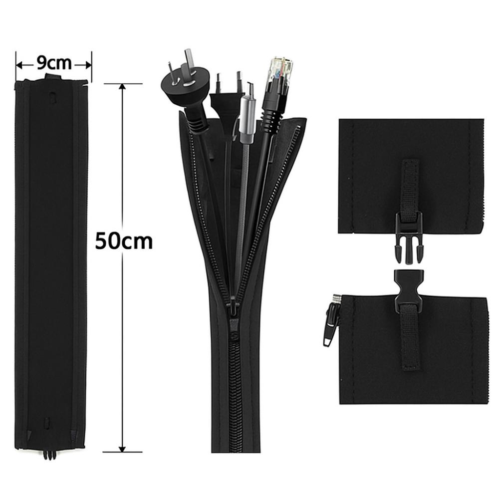 Data Cable Cable Management Sleeve Computer Network Cable Organizer Cable Wrapper  Computer Setup