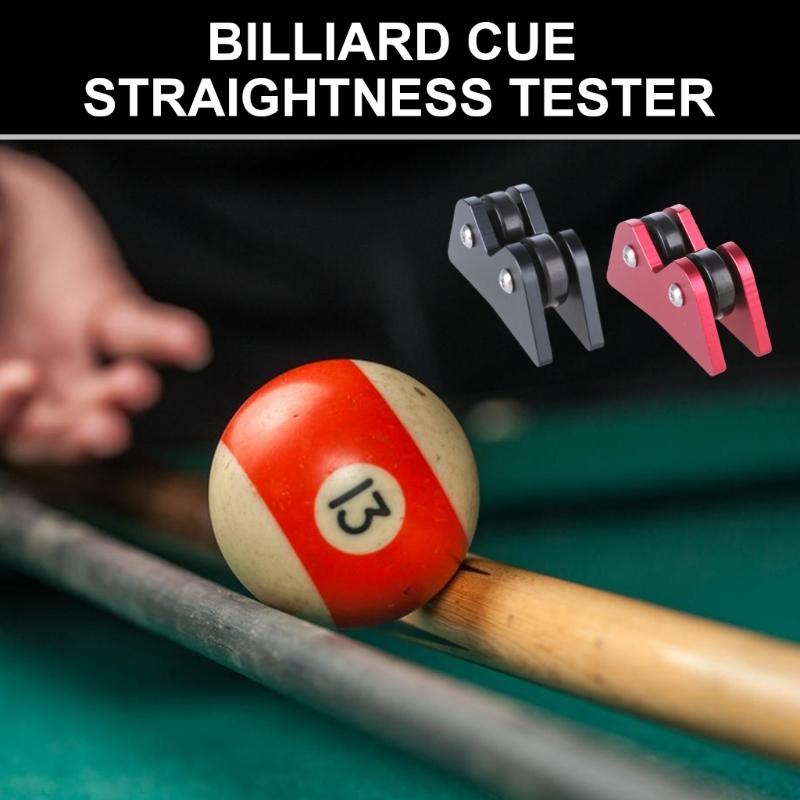 2Pcs Billiard Cue Straightness Checker Inspect Tool Snooker Club Roller Straightness Detector Calibrator Easy To Use