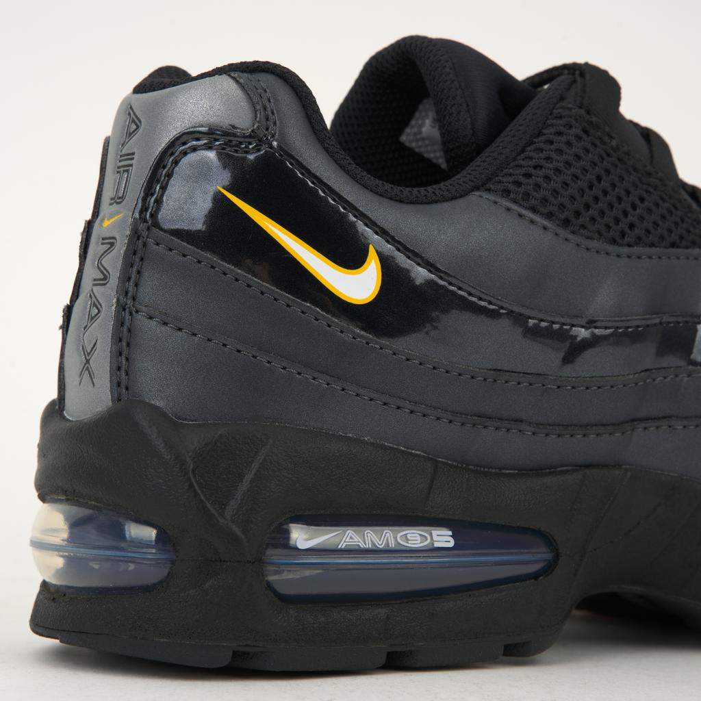 Nike Air Max 95 SE Big Bubble - Total 90 Schwarz Unisex Sneaker Metallisches Gold Metallisches Silber IB6830-001