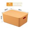 Large Plastic Storage Box for Clothing and Sundries - Ideal for Dorm or Home