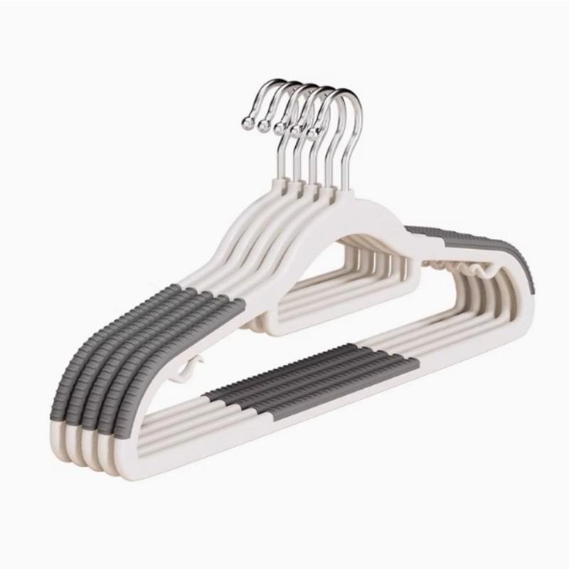 

Нескользящая и не оставляющая следов пластиковая двухпозиционная вешалка для одежды, бытовая сушилка для одежды, вешалка для одежды двойного назначения для сухой и влажной одежды 10pcs серый