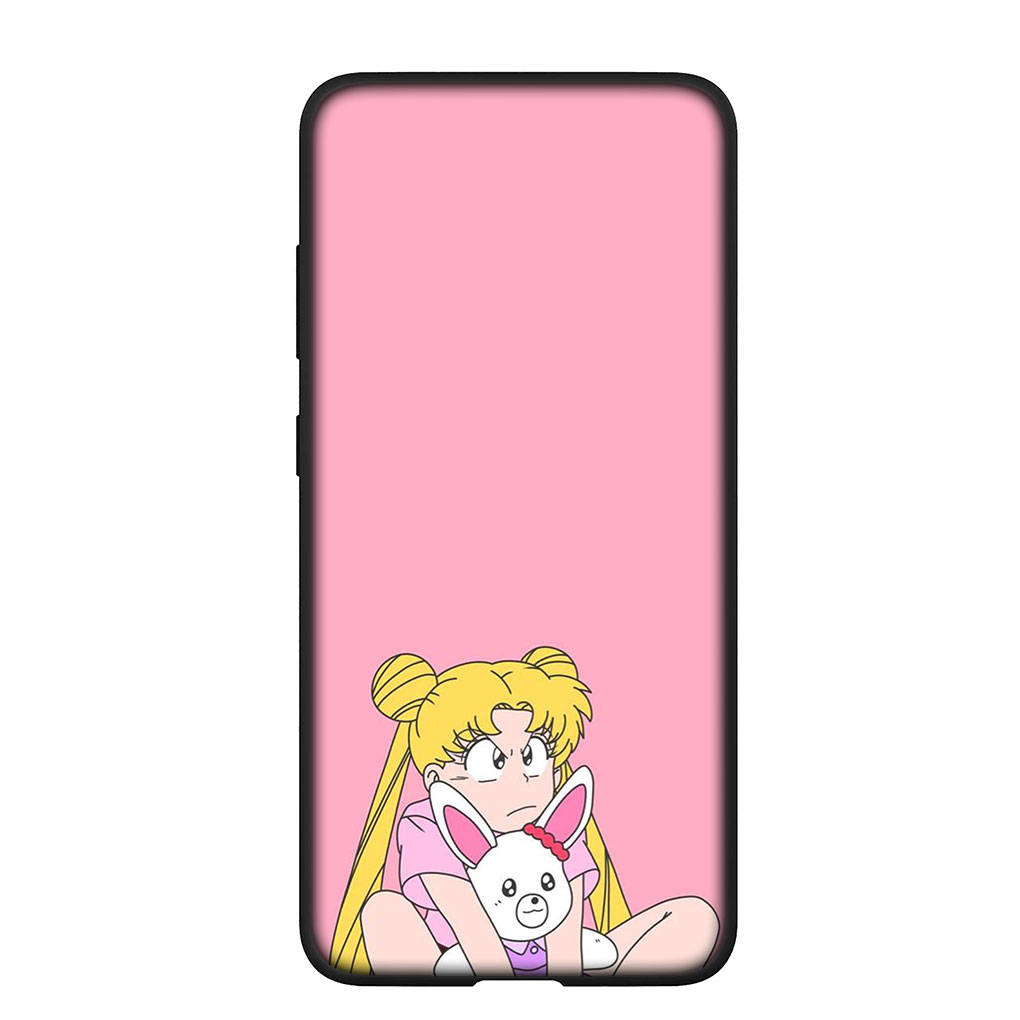 

Чехол для телефона Samsung Galaxy S25 S24 S23 iPhone 16 15 Xiaomi Redmi Note 14 13 12 16E X 11 Pro Max OPPO Moto E15 Huawei Lovely Sailor Moon Girl Cover for Samsung Galaxy S23 Plus экрю