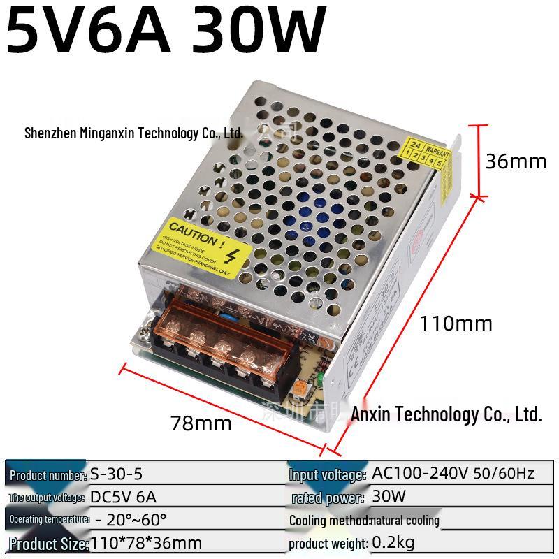 220V to Multi-Voltage Switching Power Supply for LED Strips and Monitors (5V, 12V, 24V, 36V, 48V; 5A-30A)