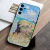 C-Claude-M-Monet-T Handyhülle Für Samsung Galaxy A73,A72,A71,A70,A53,A52,A51,Andere Weiche Schwarze Hülle