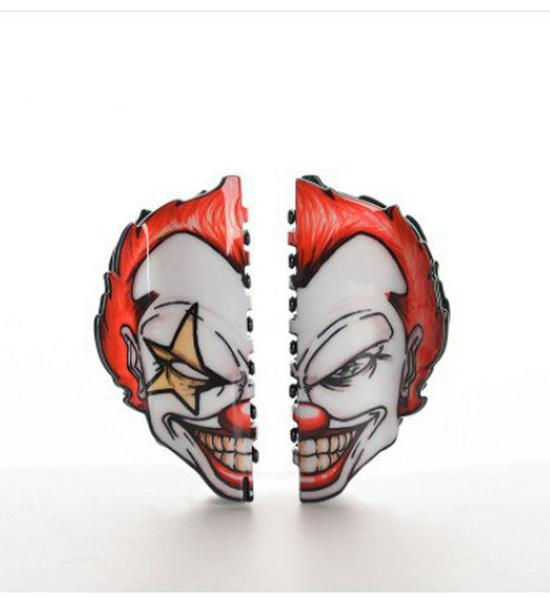 Meiya 2025 Clown Face Hair Claw Clip - Updo Shark Clip Headwear