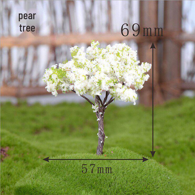 Decorative Miniature Trees & Succulents for Landscaping: Mini Fruit, Willow, Golden Leaf Trees, Moss Micro Landscape DIY Materials