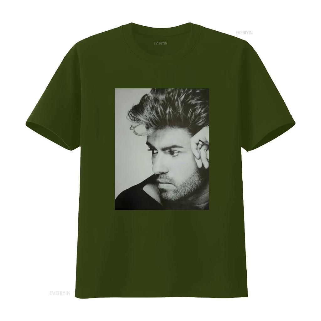 George Micharl Careless Whisper Ultra Cotton T Shirt Vintage Washed Fashion Breathable Soft Graphic Comfortable Casual Slightly