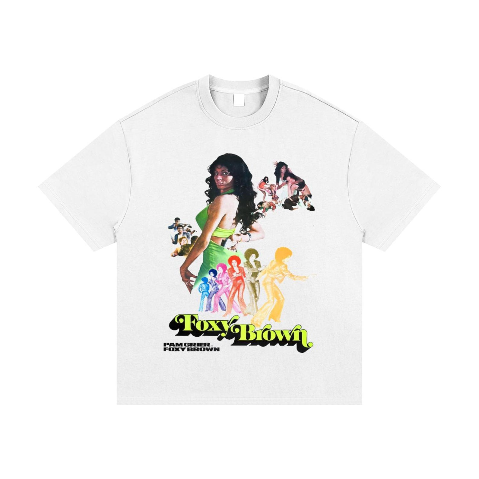 Pam Grier Foxy Brown T-Shirt – Retro Blaxploitation Graphic Tee S