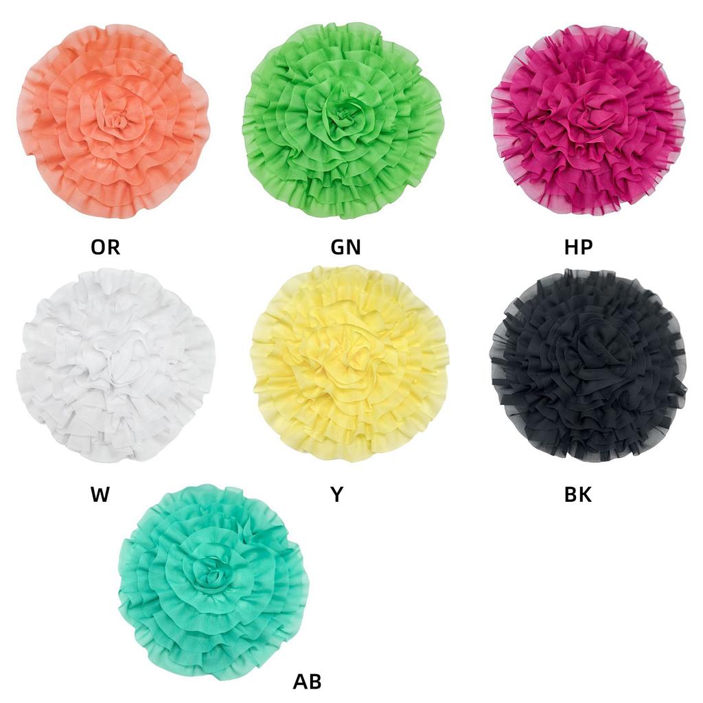 Eye-Catching Oversized Flower Applique for Clothes Hat Sewing Patches DIY Scarf Wedding Dress Decors Accessories