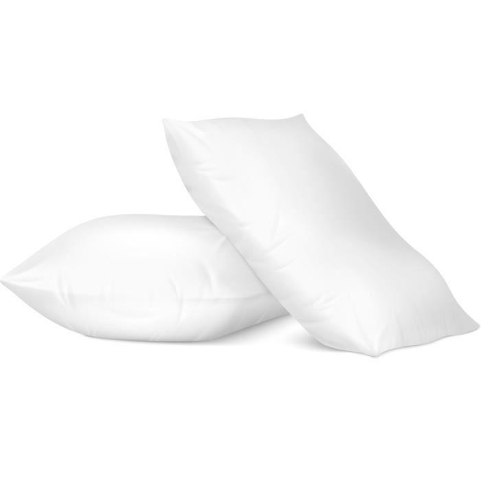 Oreillers - Lily-Rose - Confort - 60x60cm - Garnissage en polyuréthane - Non lavable