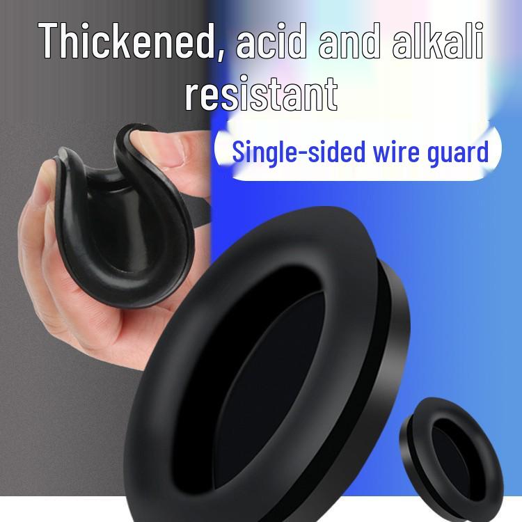 Eco-friendly Waterproof Cable Entry Rubber Grommet - Single-sided Dustproof Seal Ring for Electrical Box
