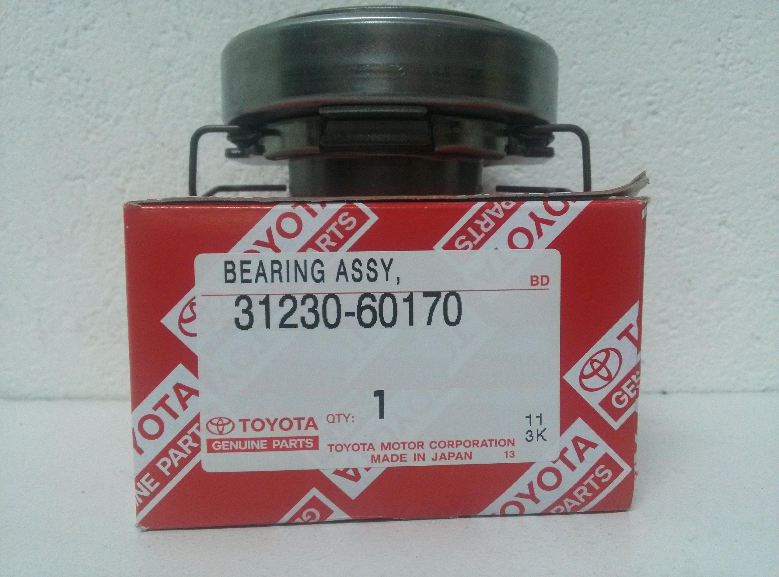 

Оригинальные детали TOYOTA Выжимной подшипник сцепления ASSY Номер детали 31230-60170