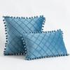 Cute Pom-poms Throw Pillow Covers 30x50cm 45x45cm Luxury Textured Square Cushion Case for Sofa Bedroom Pillowcase Christmas Gift
