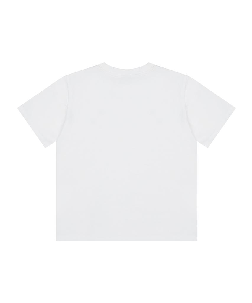 LUVISTRUE Curved L Set Tee(White)