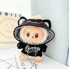 For 17cm Labubu I II Idol Dolls Cute Mini Plush Doll'S Clothes Korea Kpop Exo Idol Dolls DIY Accessories Gifts Bear Hoodie Set