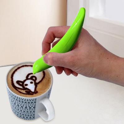 Stylo électrique pour latte art, stylo à café pour décoration de gâteaux, stylo à épices portable, outil de cuisson professionnel pour amateurs de café et pâtisserie