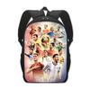 Football Schoolbag Surrounding Primary And Secondary School Students Backpack Miami International Player Backpack Single-Layer Bag