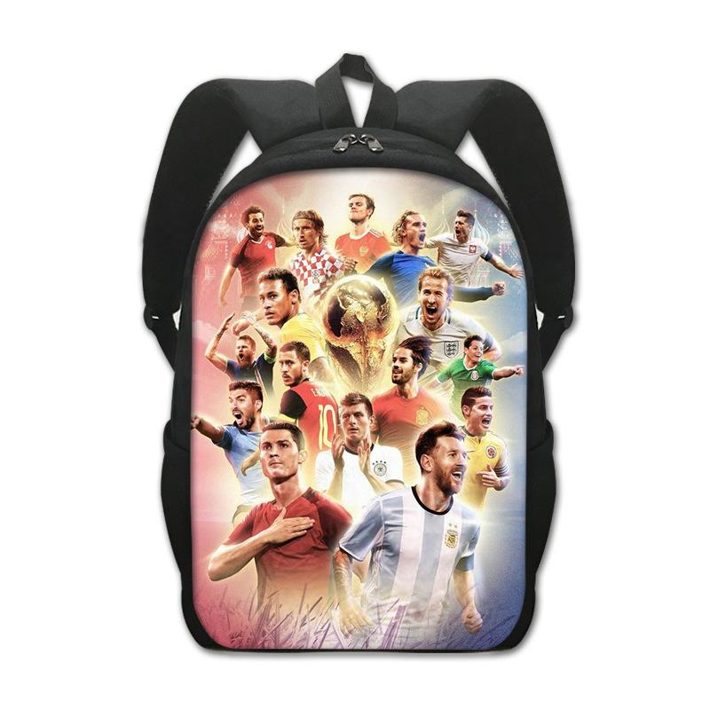 Football Schoolbag Surrounding Primary And Secondary School Students Backpack Miami International Player Backpack Single-Layer Bag