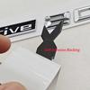 3D ABS Chrom Czarny Litery Logo Samochodu XDrive 20i 20d Emblemat Tylna Klapa Bagażnika Naklejki na Drzwi Boczne Dla Akcesoriów BMW XDrive