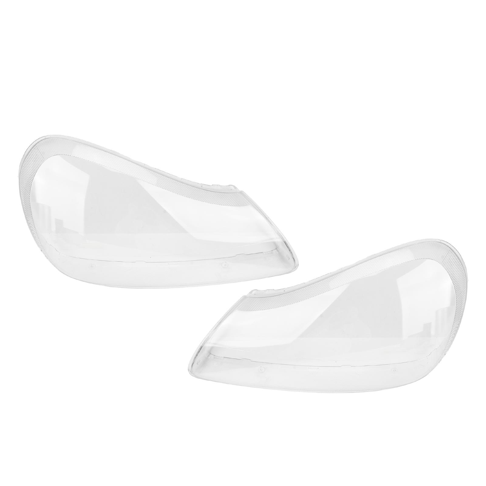

2Pcs Car Headlight Lens Cover Transparent Left And Right Head Lamp Shell Cap For Cayenne 2008 to 2010