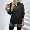 Ein neuer eleganter und stilvoller Rundhals-Hoodie für Damen