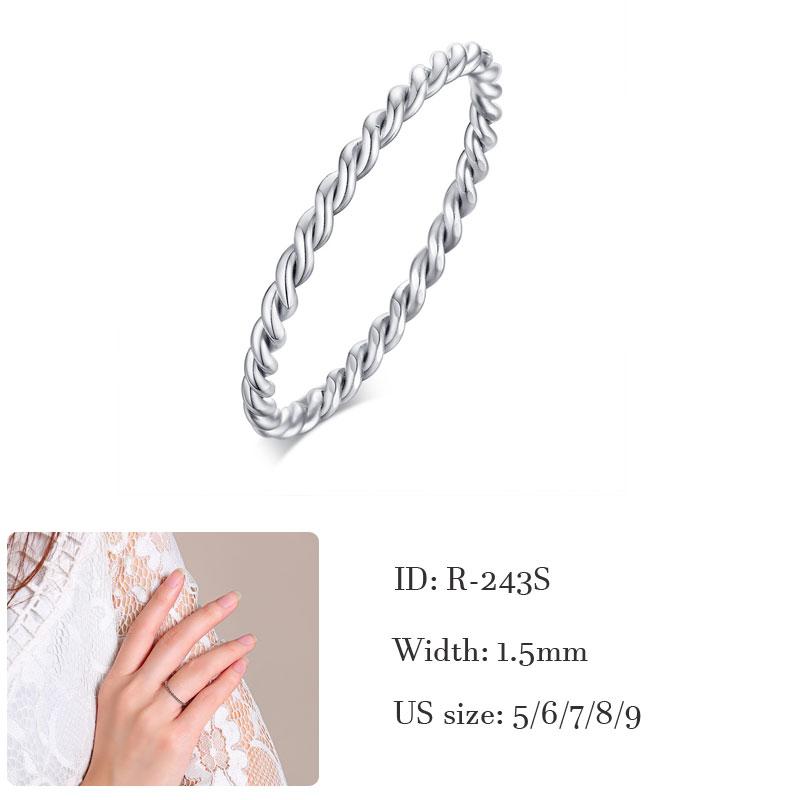 Love Faith Hope Triple Interlocked Engagement Rings for Women Stainless Steel Wedding Promise Gift
