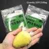 20PCS Carp Fishing Accessories Tackle Cone Shape PVA Bag with String Line Mesh Dissolving PVA Filament Feeder Fishing
