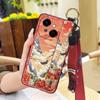 Dirt-resistant Wrist Strap Phone Case For Tecno POP9 4G/Spark GO 1/KL4 Anti-knock Anti-dust Soft case Durable Lanyard