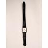 Used SEIKO QUARTZ Square Watch Black Leather Strap