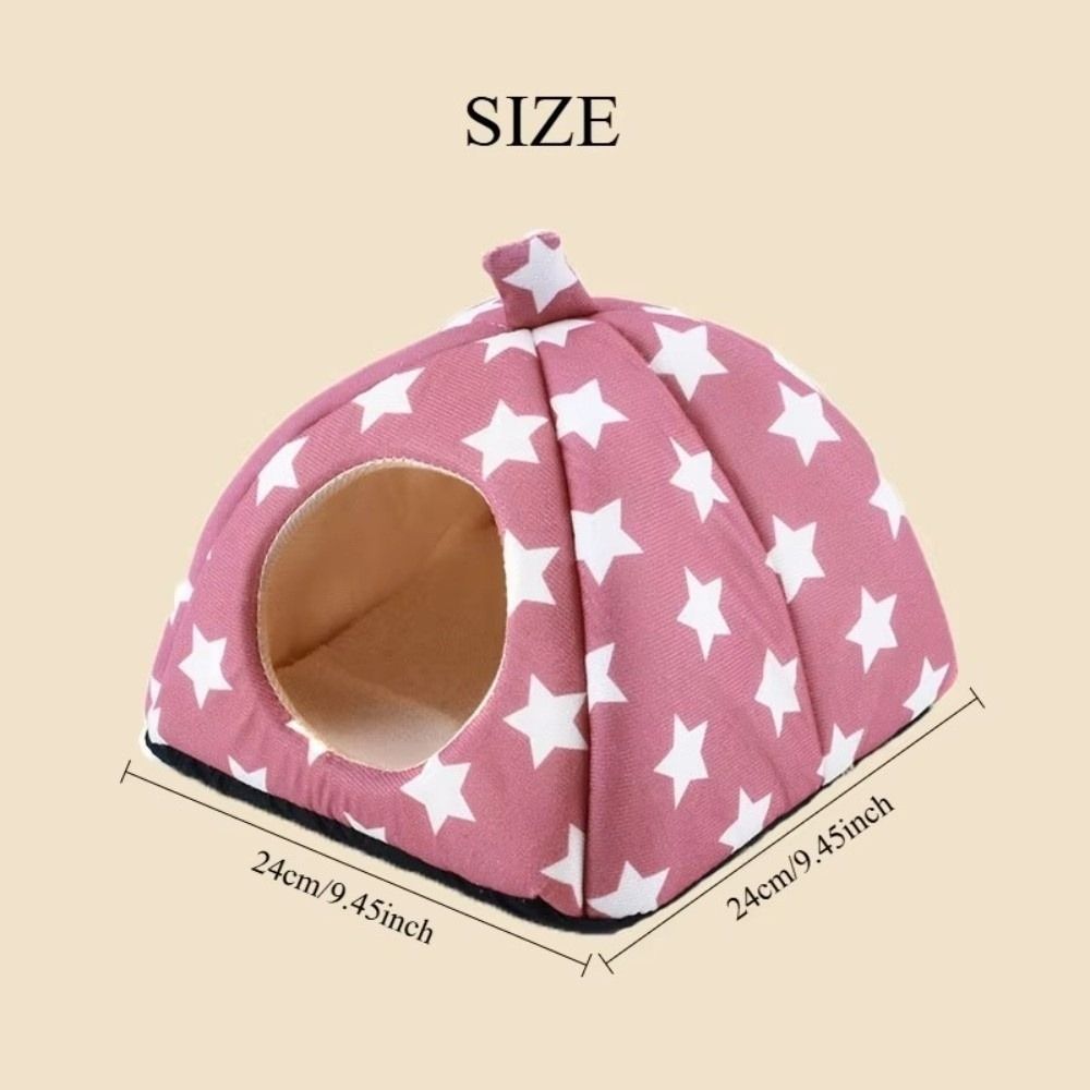 Washable Bunny Bed Indoor Use Guinea Pig Hiding Hut Durable Rabbit House  For Small Pets
