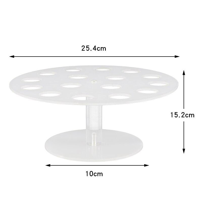 16 Holes Transparent Acrylic Ice Cream Stand Cake Cone Stand Holder Wedding Buffet Food Display Stand  Baking Kitchen Tools