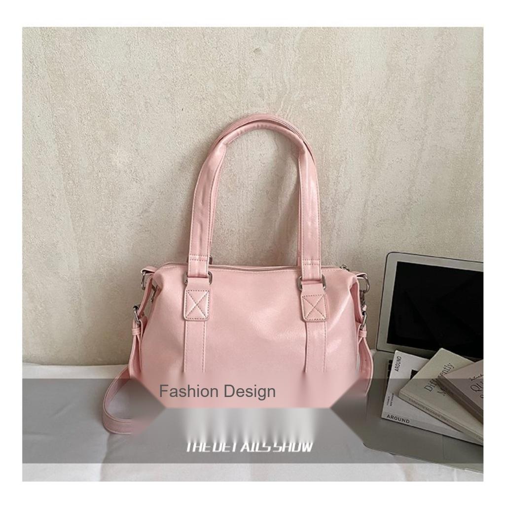 Shoulder Bag Women PU Adjustable Strap Office Daily