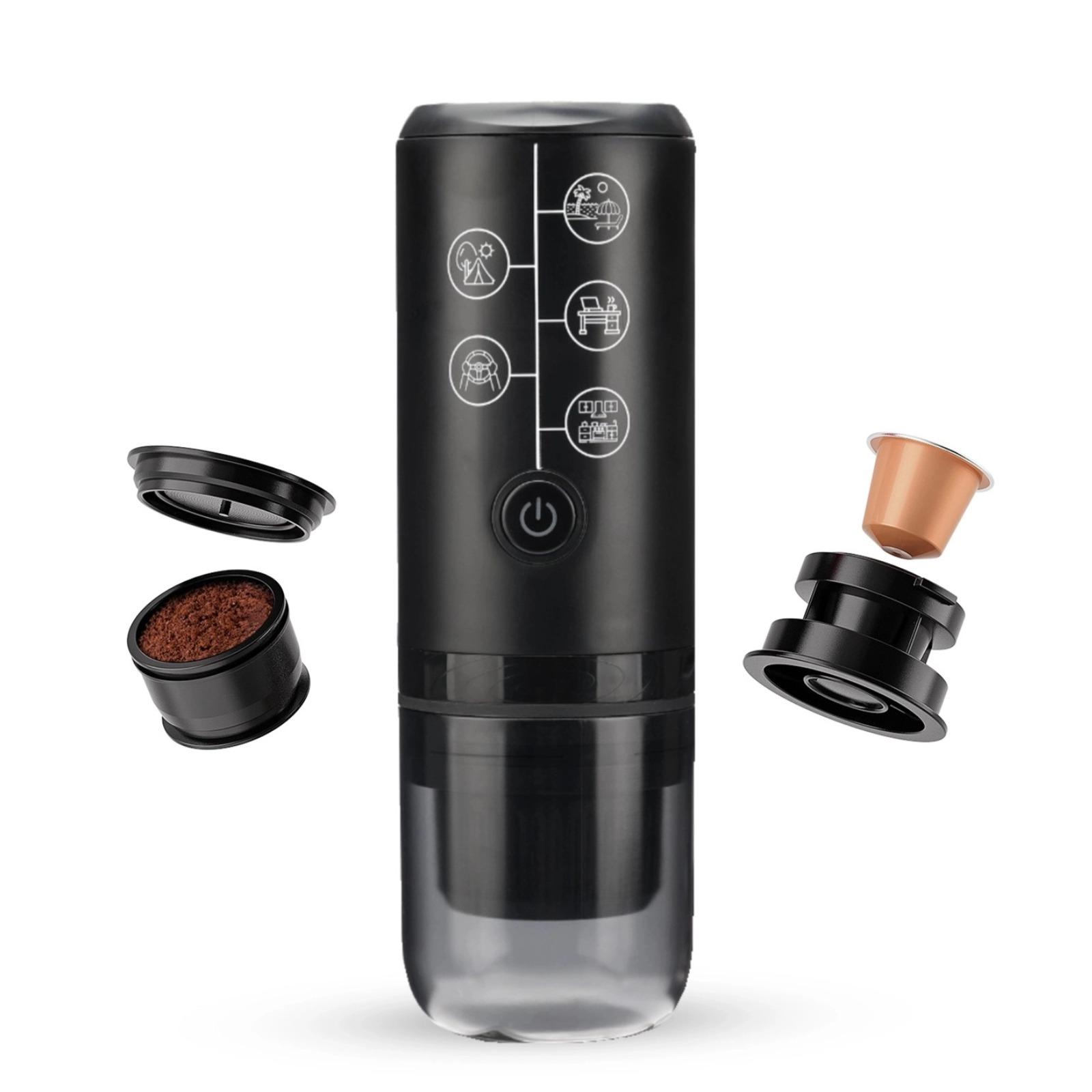 

i Cafilas 2 в 1 портативная эспрессо-машина 20 бар для капсул Nespresso и кофейного порошка для путешествий на открытом воздухе чёрный