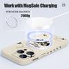 Flugzeug Herz Kartenprint Hülle Für iPhone 17 Pro Max Magnetisch Für Magsafe Weiche Hülle Für iPhone 16 Pro Max 15 14 13 16E Air